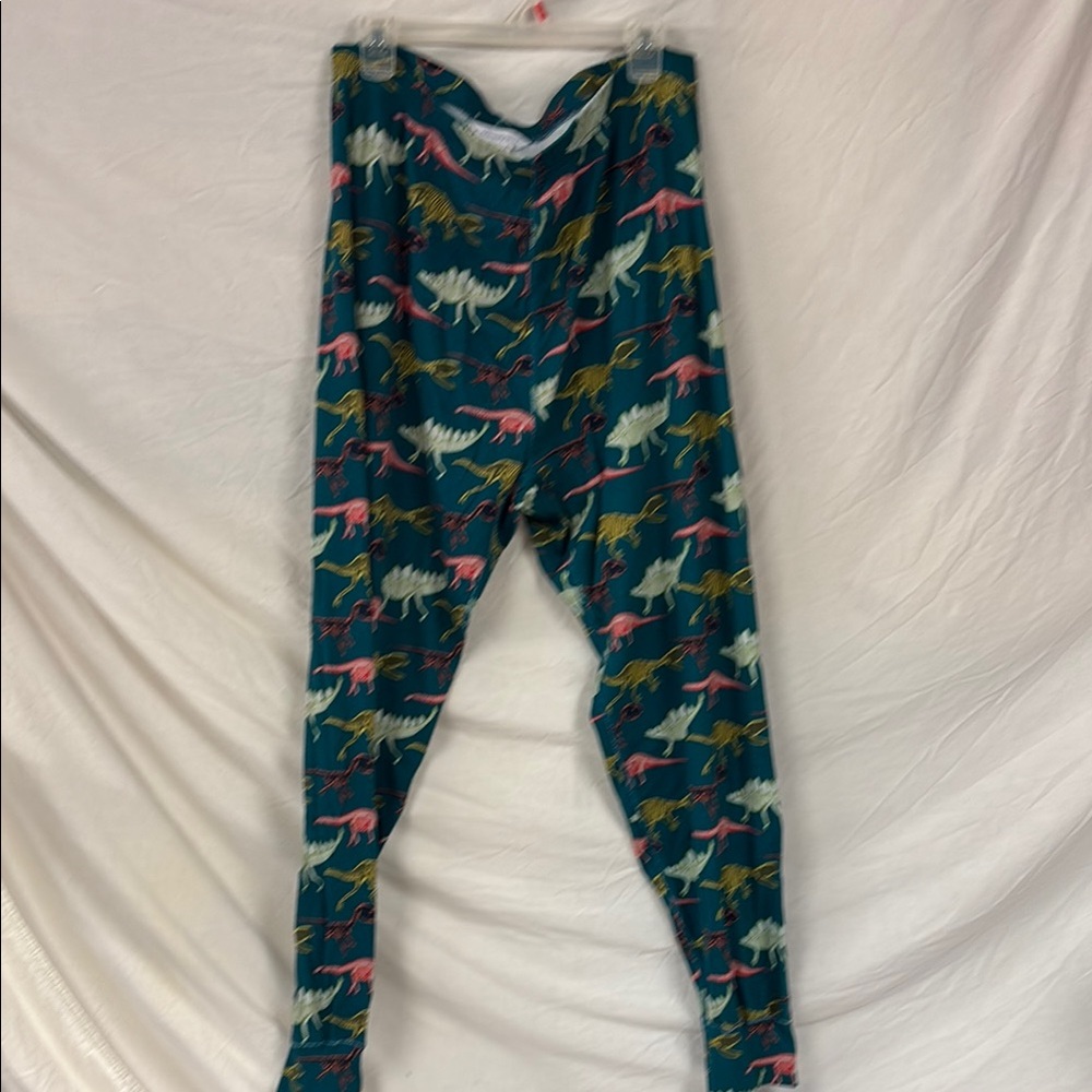 Dinosaur Print Leggings pajamas pants men size XL